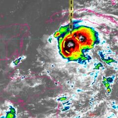 La evolución de la trayectoria del Huracán Beryl: posición y estados afectados