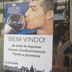 Turín enloquece con Cristiano