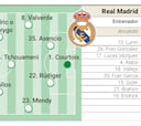 Alineación posible del Real Madrid hoy frente al Barcelona en la final de Copa del Rey