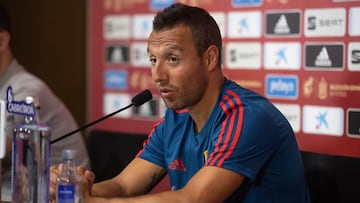 04/06/19 RUEDA DE PRENSA DE SANTI CAZORLA SELECCION ESPAÑOLA ESPAÑA