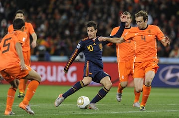 Cesc Fàbregas en la final del Mundial de 2010