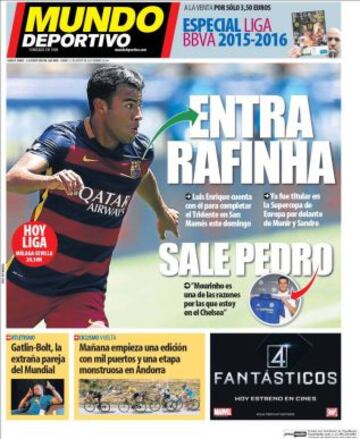 Portadas de la prensa deportiva