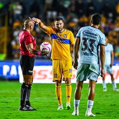Why will Tigres striker André-Pierre Gignac not play in the next Liga MX Apertura 2023 game against Chivas?