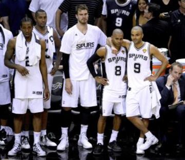Diaw, Leonard, Mills, Splitter y Parker: cinco jugadores que han brillado en las finales. También Duncan, GInóbili... los Spurs, un bloque imparable.