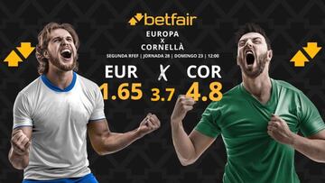 CE Europa vs. UE Cornellà: horario, dónde ver, pronósticos y clasificación