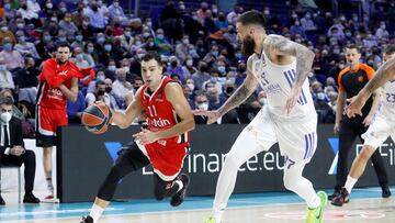 Real Madrid - Olympiacos: horario, TV, cómo y dónde ver la Euroliga 2022