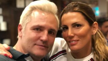 Santi Cañizares con su mujer, Mayte García