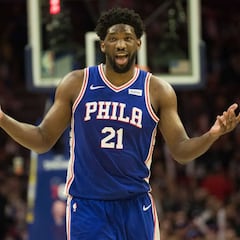 Embiid se burla de los Wolves: "Un honor ganar a los titulares"