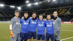 22/10/18 CHAMPIONS LEAGUE 
 DEL VALENCIA CF 
 JAUME EMILIO GAYA LATO CARLOS SOLER FERRAN TORRES  ENTREVISTA 
 PUBLICADA 23/10/18 NA MA20 4COL