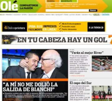 Portadas de la prensa extranjera