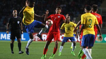 Brasil aplasta a Chile en el cierre del Sudamericano Sub 17