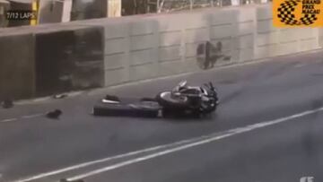Im¨¢genes muy duras: fallece un piloto en un accidente en Macao