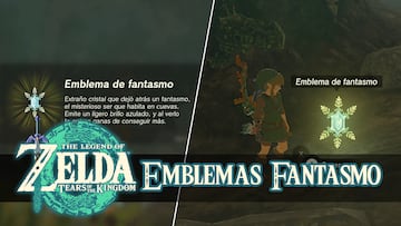 the legend of zelda tears of the kingdom nintendo switch guia ubicaciones emblemas fantasmo para que sirven