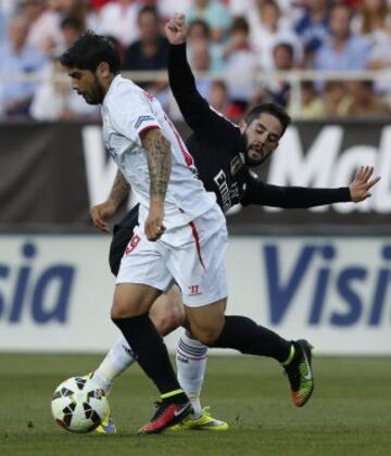 Ever Banega e Isco.