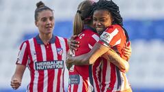 Ludmila y Deyna Castellanos, jugadoras del Atl&eacute;tico. 