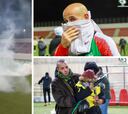 Atacan con gas la final de copa en Palestina