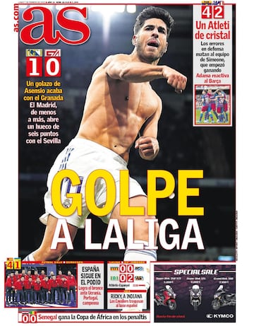 Las portadas de AS de febrero