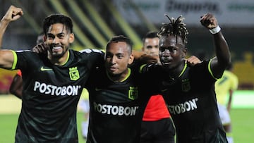 Déinner Quiñones, jugador de Atlético Nacional, habló sobre el último encuentro ante el América y lamentó que el equipo no tenga su mejor nivel