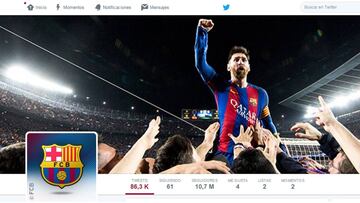 El Barça-PSG fue el partido más tuiteado de la temporada