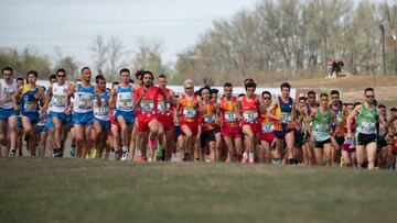 Salida del Campeonato de España 2020, disputado el 8 de marzo en Zaragoza.