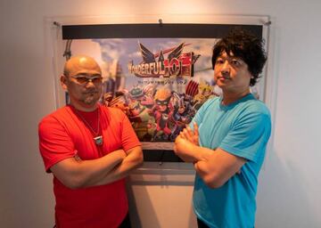 Hideki Kamiya y Atsuhi Inaba. Foto: VGC