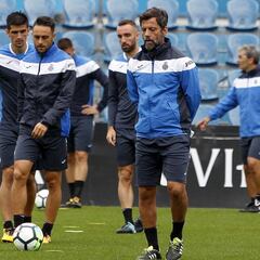 Sergio García podría debutar como titular ante el Celta