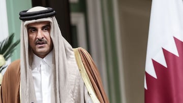 El emir de Qatar y dueño del PSG Tamim bin Hamad Al Thani.