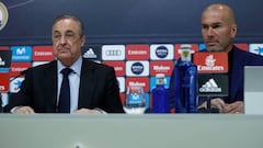 Florentino Perez: "We are sad but Zidane will be back"