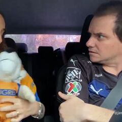 Jero Freixas y su enojo al ver que su mujer trae el jersey de Tigres