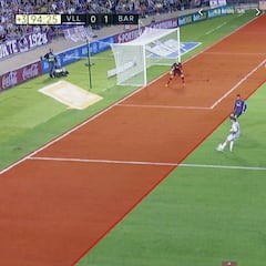 El gol anulado en el 92' al Valladolid que ratificó el VAR