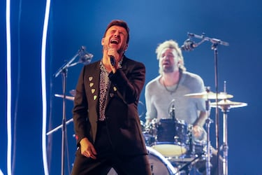 Funambulista durante la segunda final del Benidorm Fest 2026.