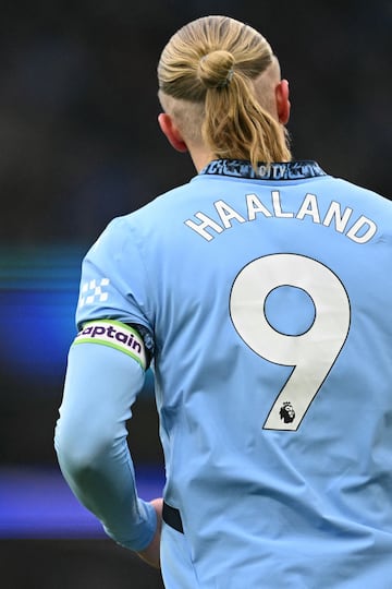 Haaland, con el brazalete de capitn.