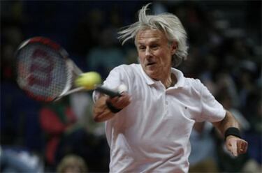 Bjorn Borg convocó la nostalgia en el Palacio