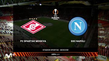 Resumen y goles del Spartak vs. Nápoles de Europa League