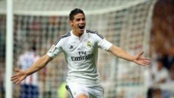 Recordamos el primer gol de James con el Real Madrid.