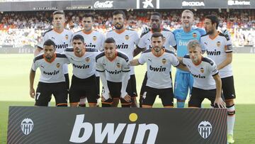 22/09/19 PARTIDO PRIMERA DIVISION 
 LIGA SANTANDER
 VALENCIA CF - CD LEGANES
 FORMACION