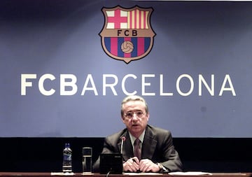Accedi¨® a la presidencia del FC Barcelona el 12 de febrero de 2003, despu¨¦s de que Joan Gaspart anunciara p¨²blicamente su renuncia al frente de la Entidad. De este modo, en cumplimiento de lo que establec¨ªan los Estatutos del FC Barcelona, Enric Reyna se convert¨ªa en el m¨¢ximo dirigente barcelonista y presidi¨® la Entidad hasta la Asamblea Extraordinaria del 5 de mayo de 2003. Al d¨ªa siguiente, despu¨¦s de la dimisi¨®n simult¨¢nea de la Junta Directiva de Enric Reyna, dio el relevo a una Comisi¨®n Gestora, presidida por Joan Trayter