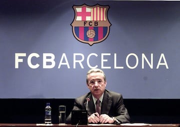 Accedió a la presidencia del FC Barcelona el 12 de febrero de 2003, después de que Joan Gaspart anunciara públicamente su renuncia al frente de la Entidad. De este modo, en cumplimiento de lo que establecían los Estatutos del FC Barcelona, Enric Reyna se convertía en el máximo dirigente barcelonista y presidió la Entidad hasta la Asamblea Extraordinaria del 5 de mayo de 2003. Al día siguiente, después de la dimisión simultánea de la Junta Directiva de Enric Reyna, dio el relevo a una Comisión Gestora, presidida por Joan Trayter