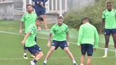 Íñigo se ha entrenado con el Athletic.