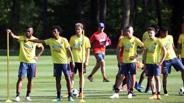 La Selecci&oacute;n Colombia cumpli&oacute; su tercera jornada de entrenamientos en Milanello antes de viajar al Mundial de Rusia 2018