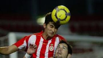 <b>DESEADO. </b>Tébar durante su periplo en el Girona.