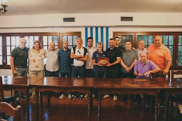 Diego Martínez, junto a los hermanos Sánchez Llibre o Rafa Marañón, en la Cigronada de los Pericos de Vilassar.