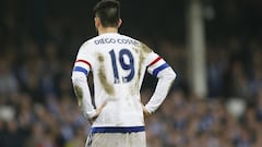 Chelsea's Diego Costa charged over Everton red card row