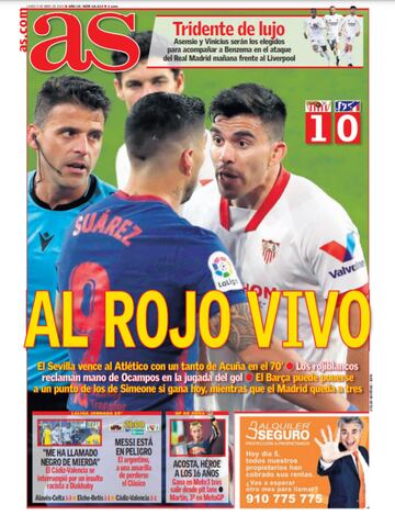 Las portadas de AS de abril