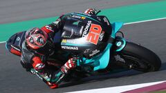 Fabio Quartararo, hoy en Losail.