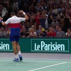 Lo de Djokovic en este punto fue de otro planeta: "Tenis a la altura de los dioses..."