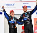 Button: campeón del Súper GT con el piloto de moda en Japón