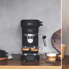 Tenemos una cafetera ‘espresso’ capaz de preparar dos cafés automáticamente y a la vez