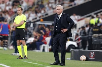 Ancelotti, en Yeda.