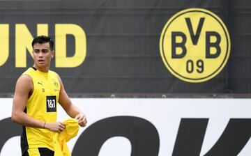 Reinier, durante un entrenamiento con el Borussia Dortmund, el 25 de agosto de 2020.